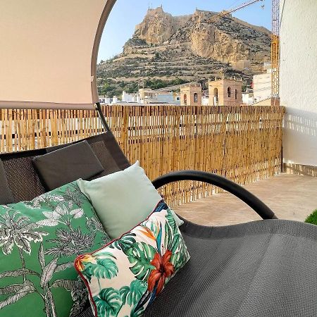 La Terraza. Vistas Al Castillo A 1 Min. De La Playa 阿利坎特 外观 照片