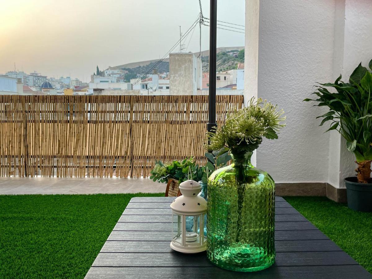 La Terraza. Vistas Al Castillo A 1 Min. De La Playa 阿利坎特 外观 照片