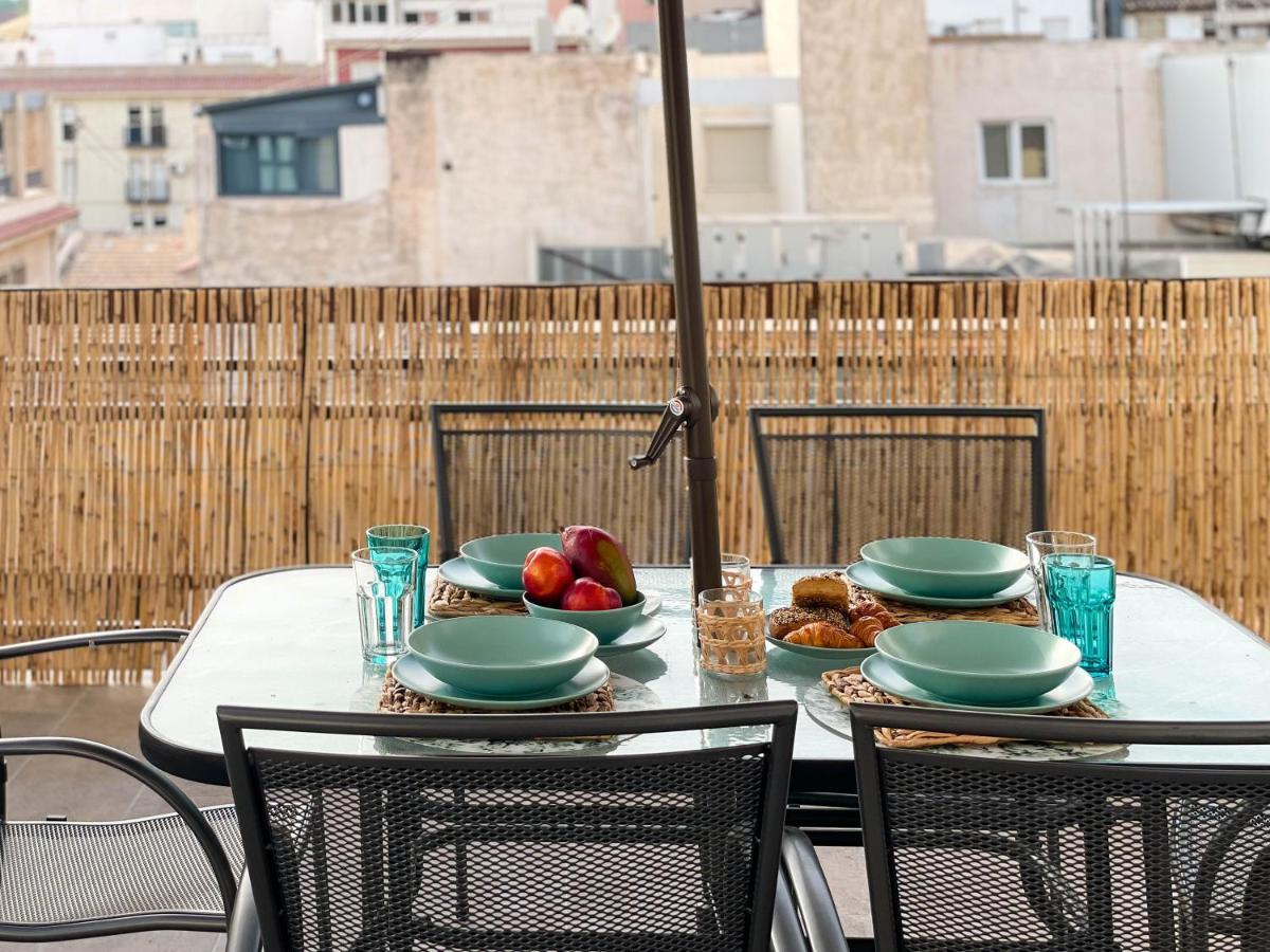 La Terraza. Vistas Al Castillo A 1 Min. De La Playa 阿利坎特 外观 照片
