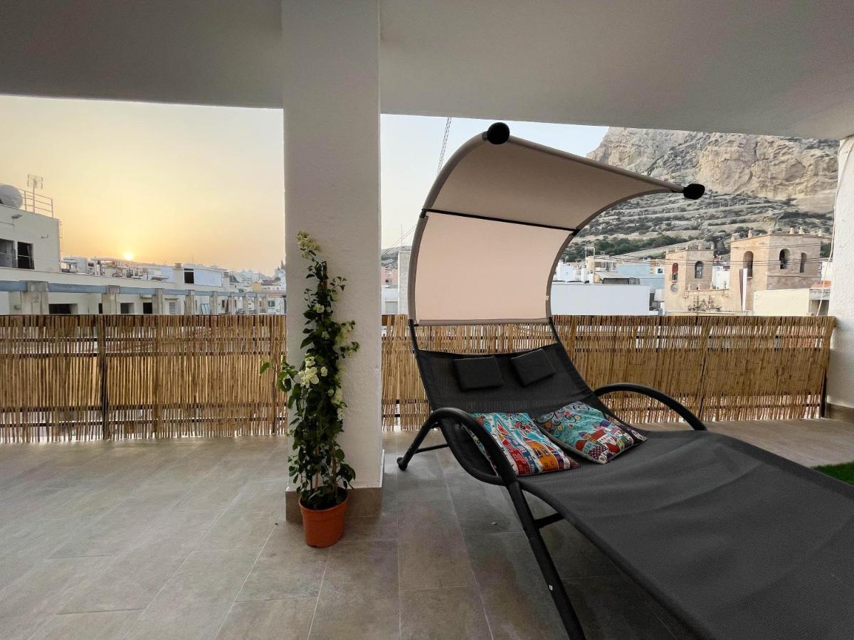 La Terraza. Vistas Al Castillo A 1 Min. De La Playa 阿利坎特 外观 照片
